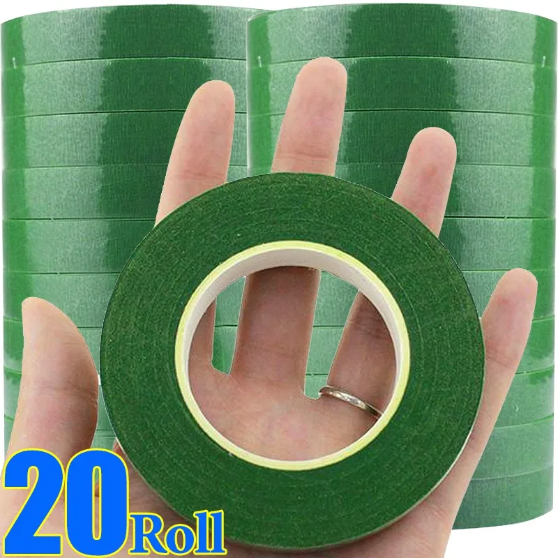 Floral Tape Green - 20/1Rolls Bouquet Floral Stem Tape DIY