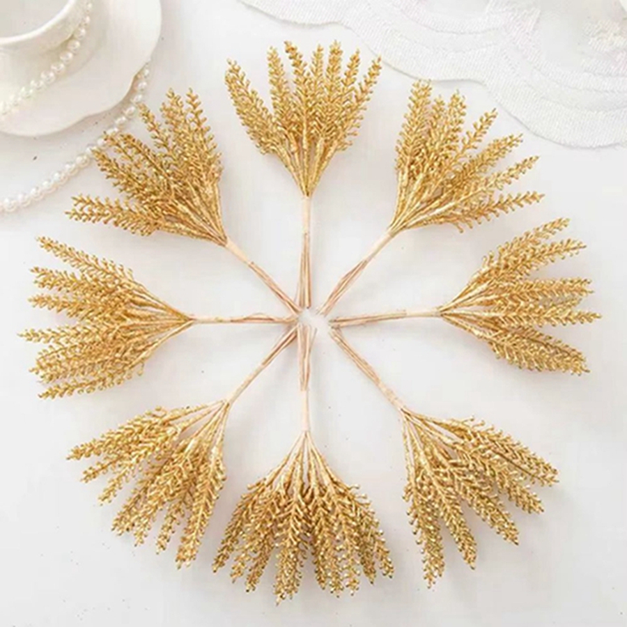 Palm Leaf Dried - 2/4pcs Artificial Flowers Plants Home Room