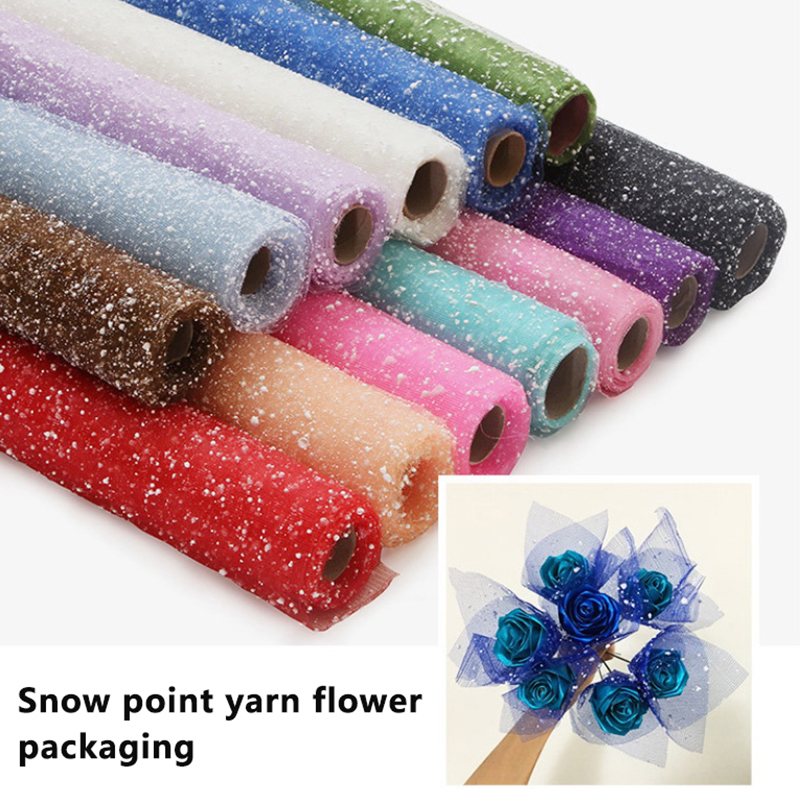 Supply For Florist - 1Roll Irregular Hollow Net Flower Wrapping
