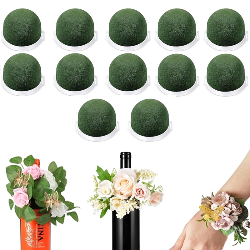 Supply For Florist - 1/12 Pcs Mini Round Floral Foam