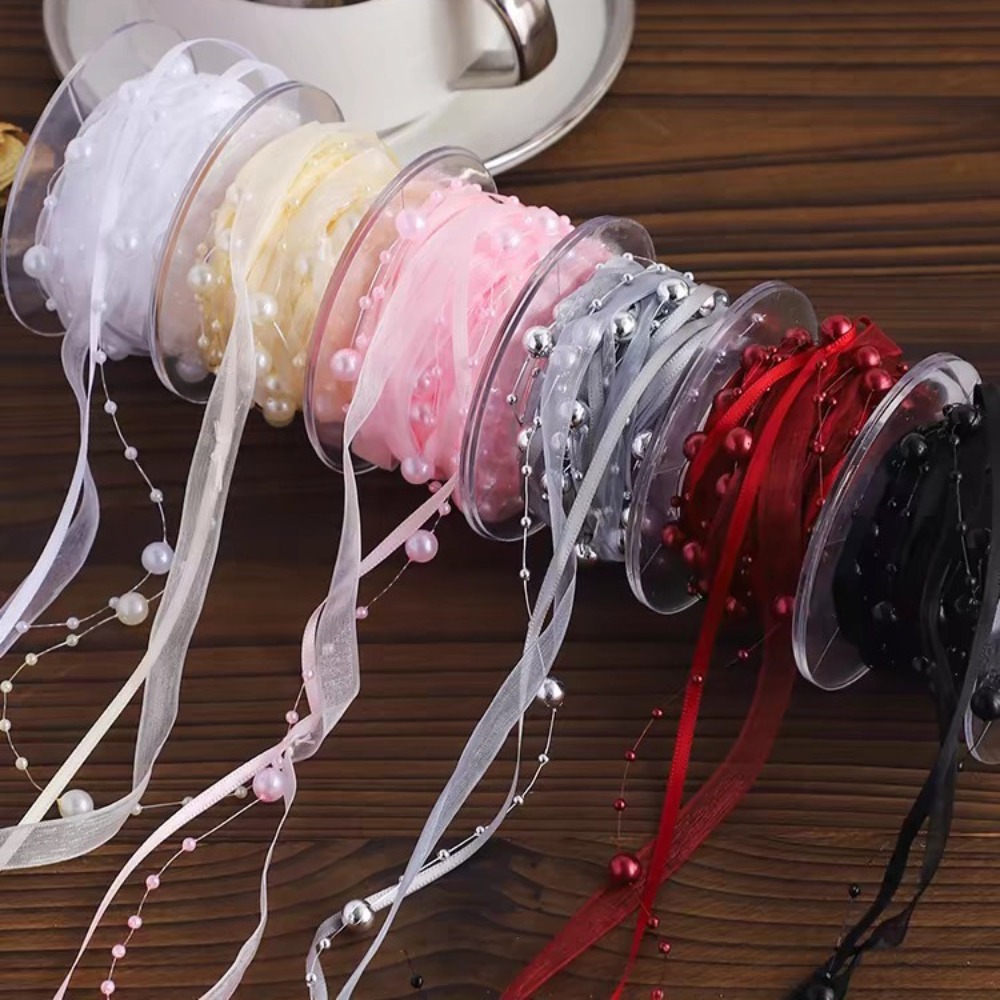 1 Roll 4.5m Bead Yarn Beaded P - Supply For Florist ulasan dan harga
