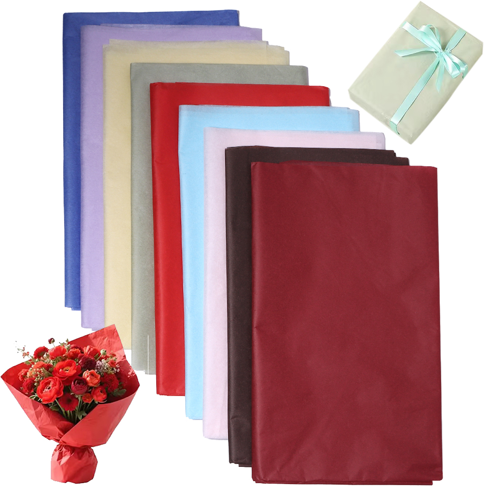 20pcs Colorful Tissue Paper Gi - Supply For Florist ulasan dan harga