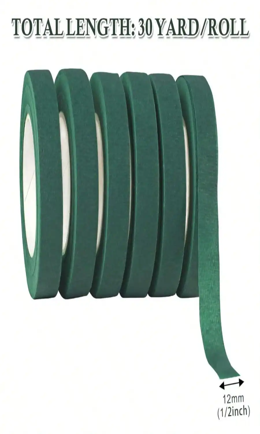 2026 6 Roll Floral Tape 1\/2in - Floral Tape Green ulasan dan harga