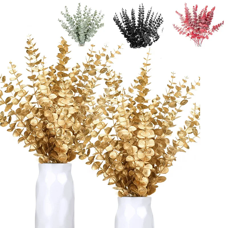 10pcs Artificial Eucalyptus Le - Supply For Florist ulasan dan harga
