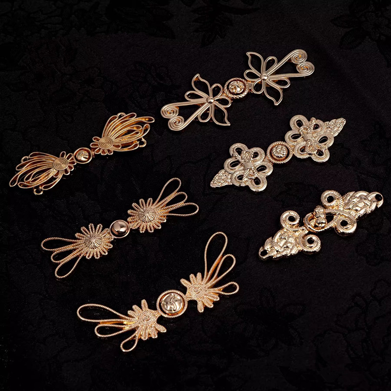 5pcs Retro Metal Button Sweate - Flower Frog Pin ulasan dan harga
