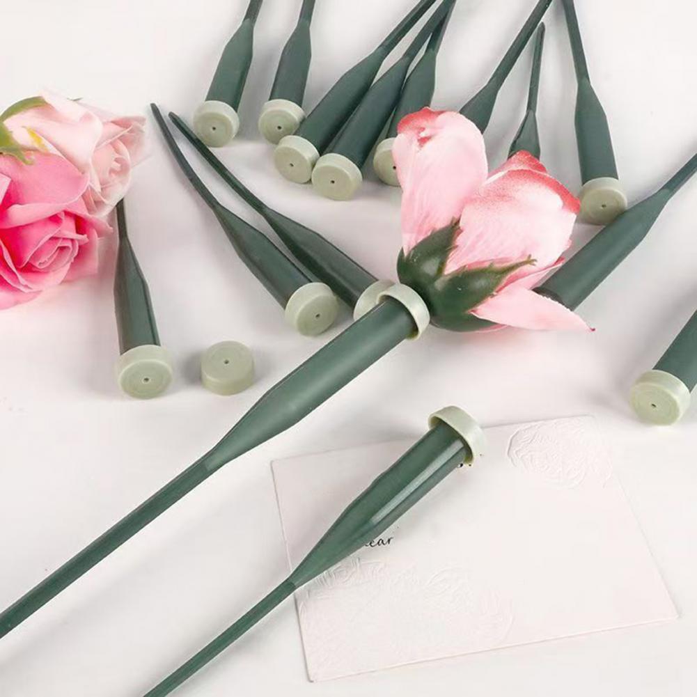 25 Pcs 6 Inch/12 Inch Flower T - Supply For Florist ulasan dan harga
