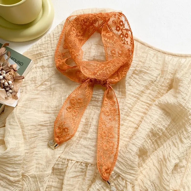 Women Hair Ribbon French Penda - Floral Tape Green ulasan dan harga