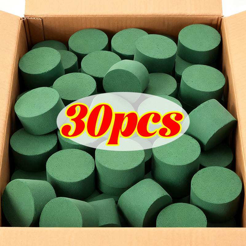 Green Floral Foam Blocks Round - Floral Foam Oasis ulasan dan harga