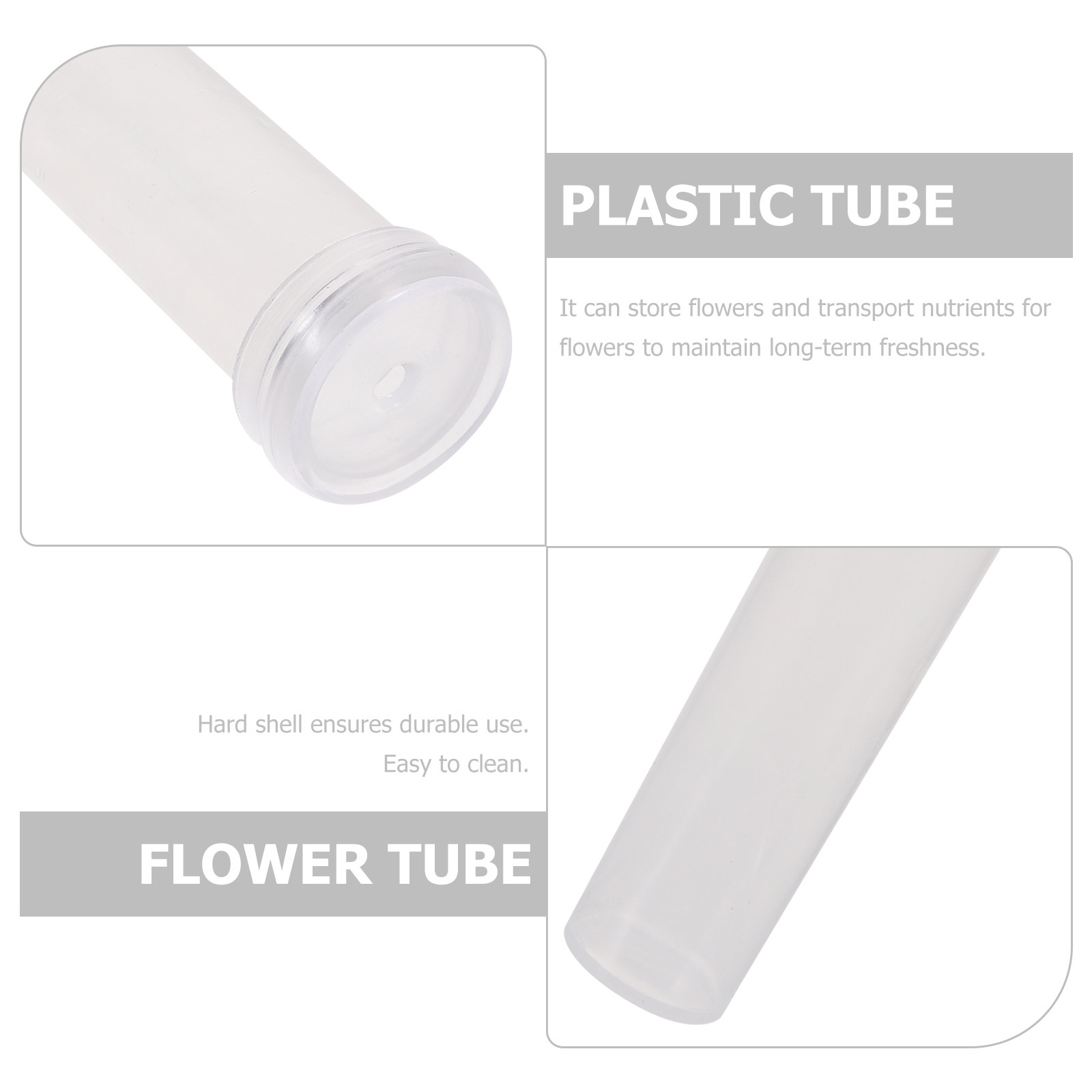 50Pcs Tube for Fresh Flowers P - Supply For Florist ulasan dan harga
