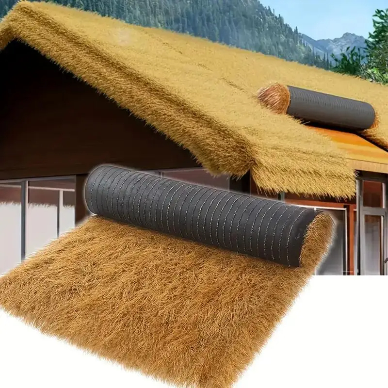 Artificial Thatched Roof Roll  - Palm Leaf Dried ulasan dan harga