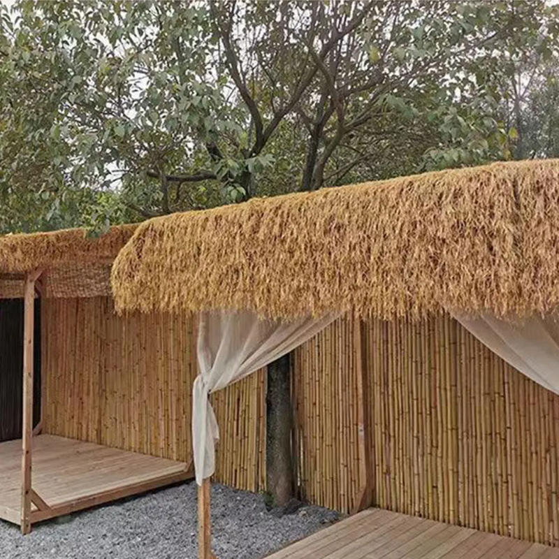 Artificial Thatched Roof Roll  - Palm Leaf Dried ulasan dan harga
