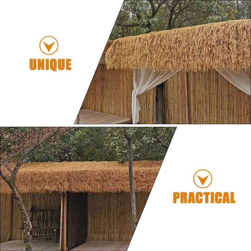 Artificial Thatched Roof Roll  - Palm Leaf Dried ulasan dan harga