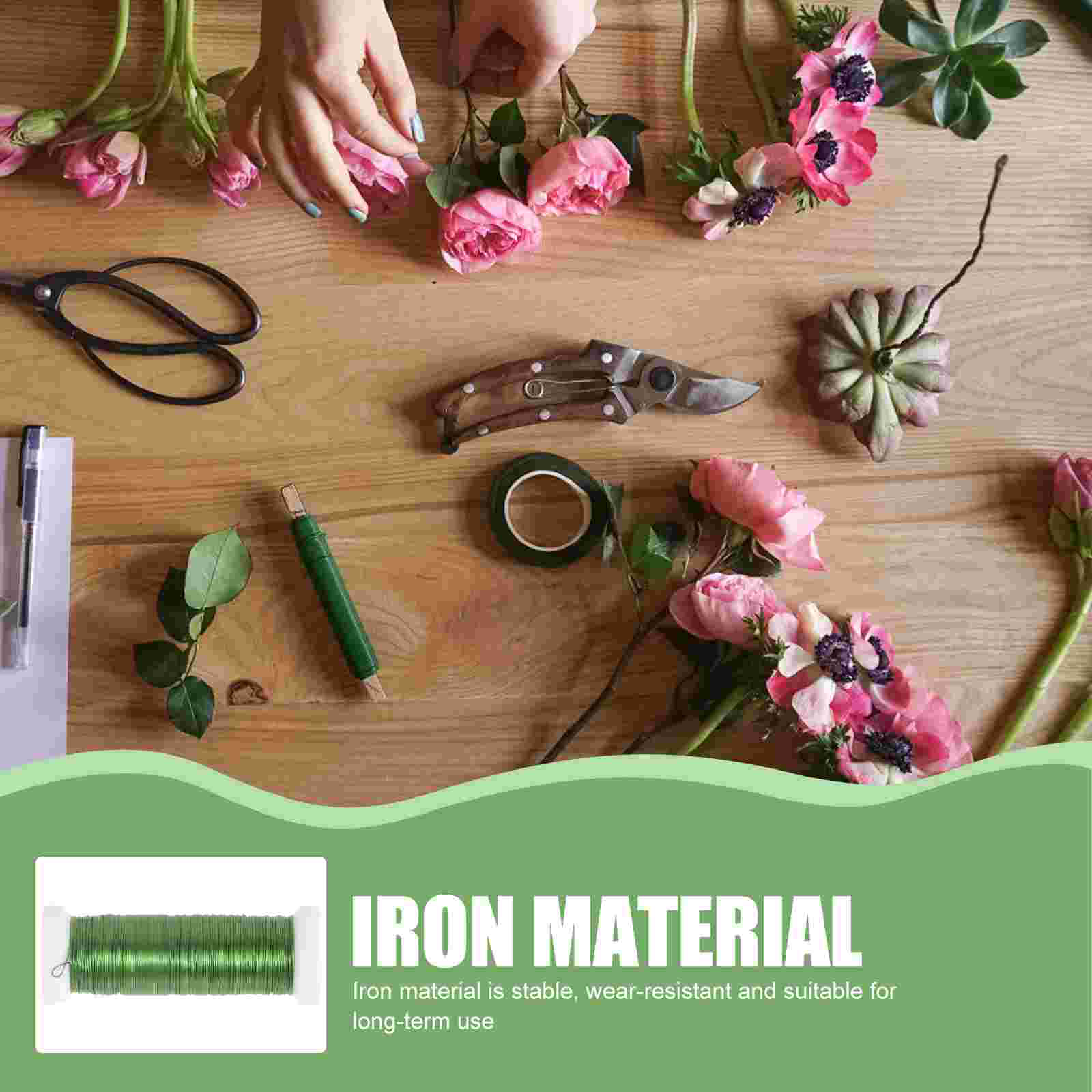 2 Rolls Wrapped Floral Stem Wi - Wire Stem Florist ulasan dan harga