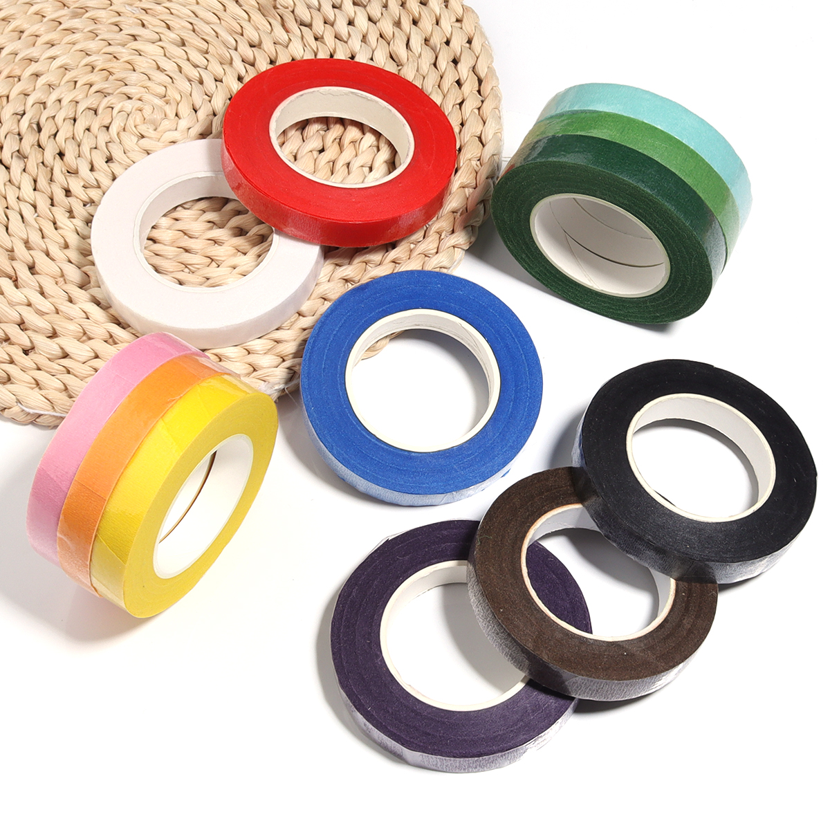 30 Yard 12MM Floral Stem Tape  - Floral Tape Green ulasan dan harga