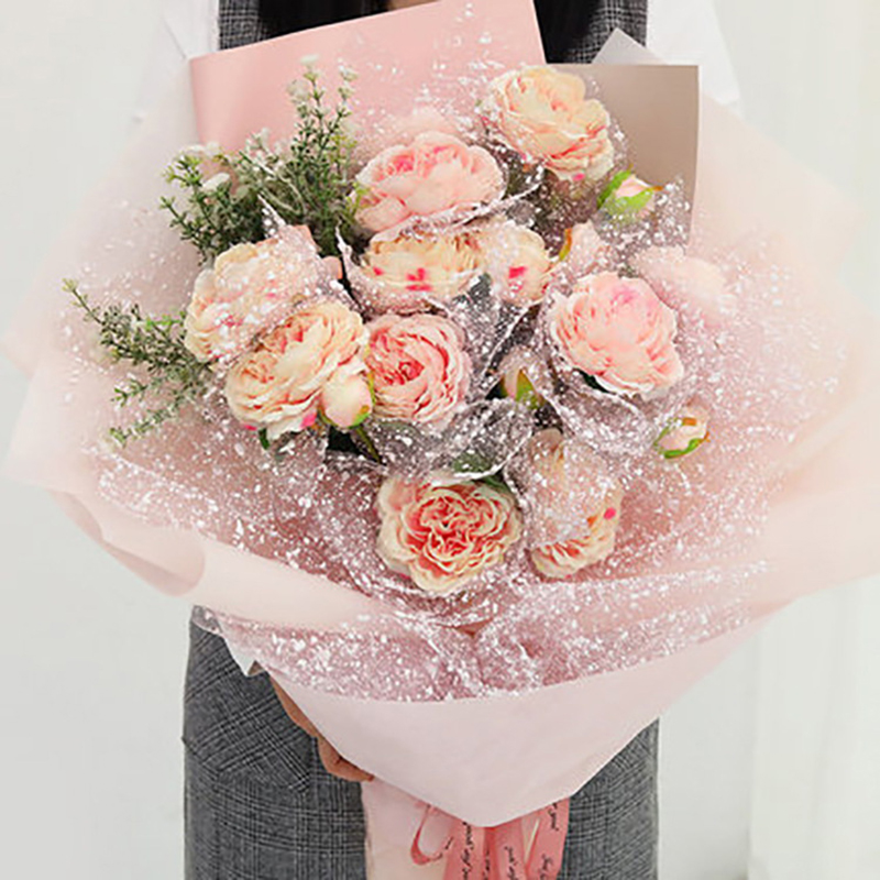 1Roll Irregular Hollow Net Flo - Supply For Florist ulasan dan harga