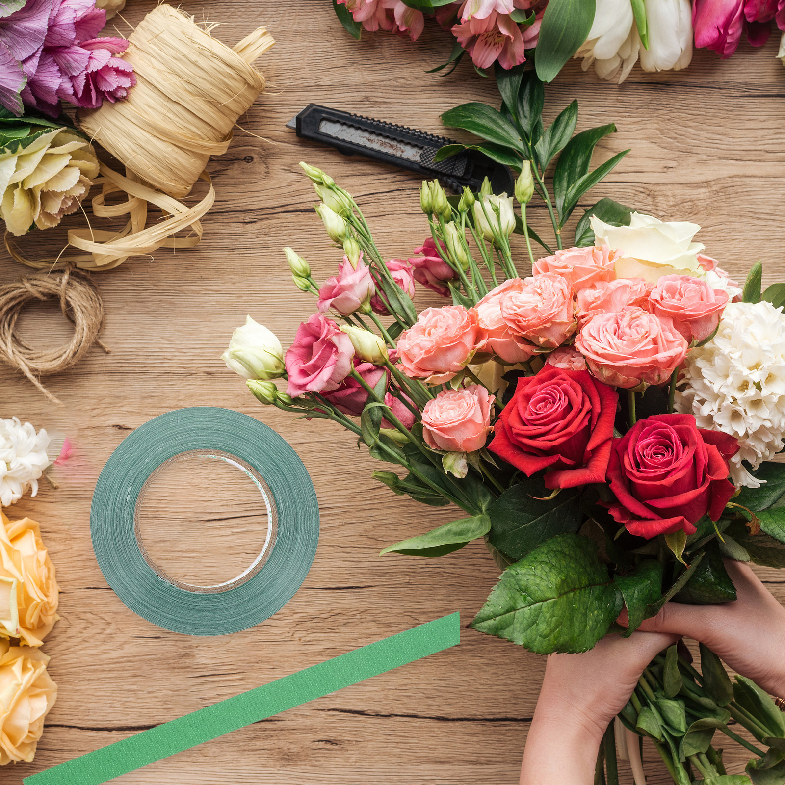 Green Floral Tape 1 Roll Water - Floral Tape Green ulasan dan harga