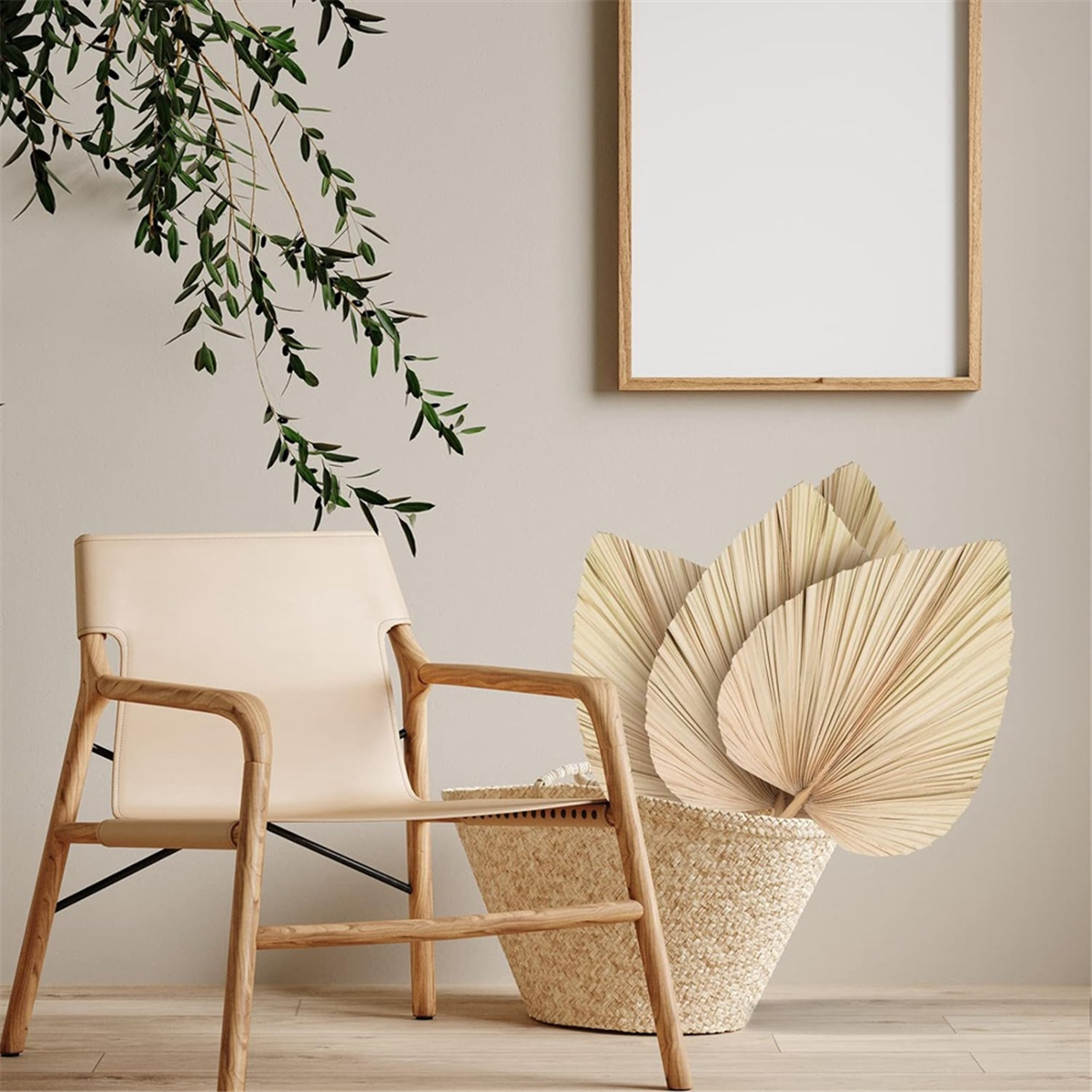 New 6PCS Dried Palm Leaves Nat - Palm Leaf Dried ulasan dan harga