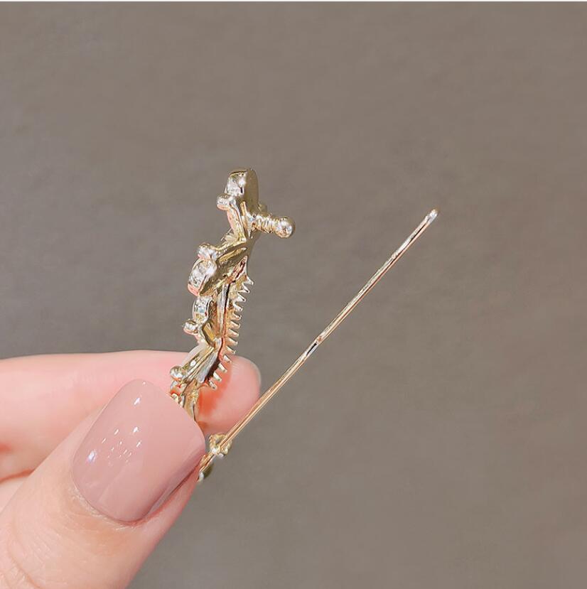 Pearl Hairpins Frog Buckle Hai - Flower Frog Pin ulasan dan harga