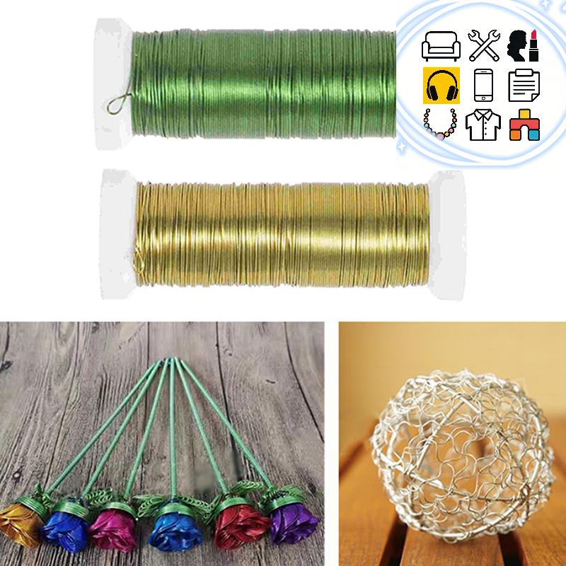 Crafts Wires Florist Flower Wi - Wire Stem Florist ulasan dan harga