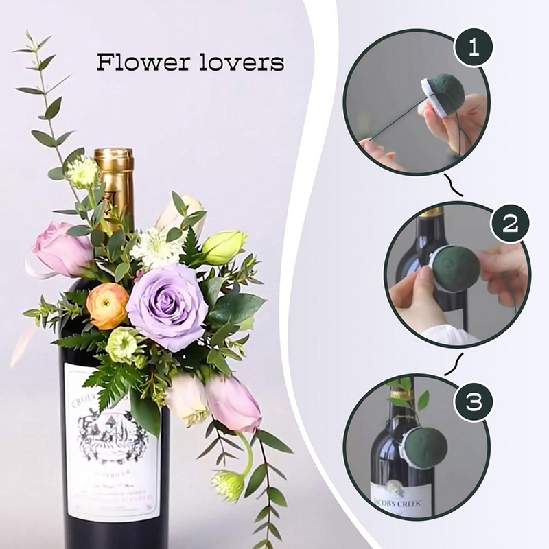 1/12 Pcs Mini Round Floral Foa - Supply For Florist ulasan dan harga