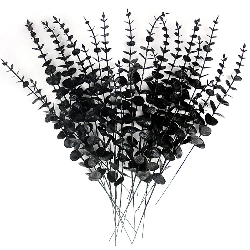 10pc Artificial Eucalyptus Lea - Palm Leaf Dried ulasan dan harga