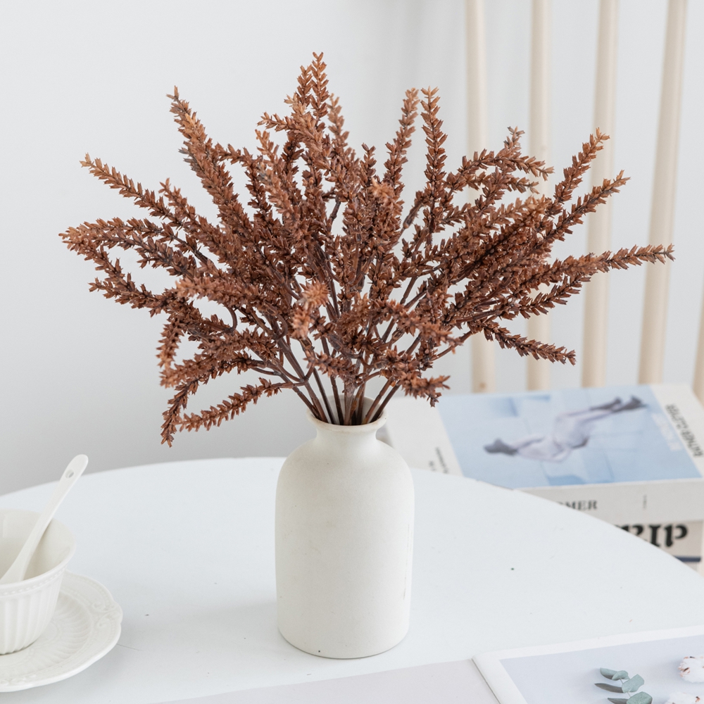 1/4pcs Artificial Plants Wheat - Palm Leaf Dried ulasan dan harga