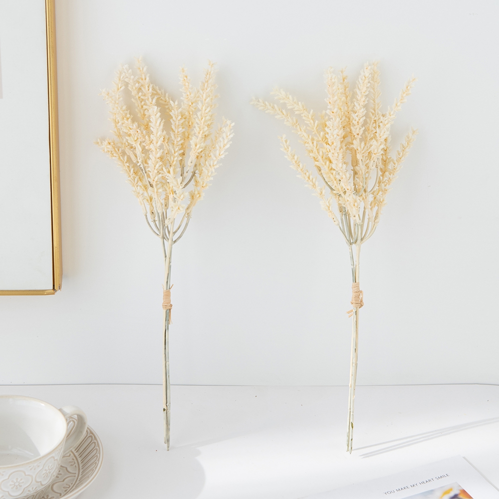 1/4pcs Artificial Plants Wheat - Palm Leaf Dried ulasan dan harga