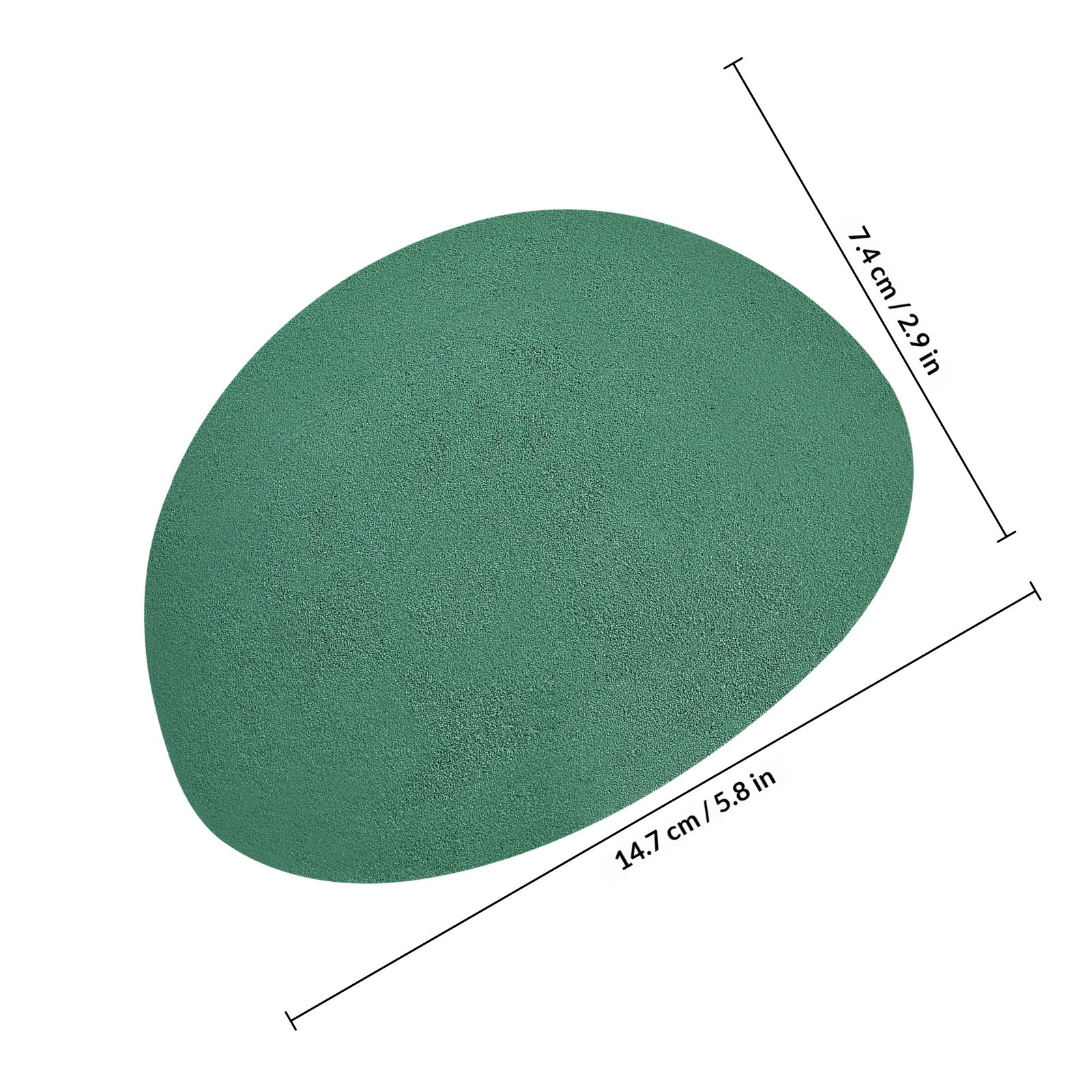2Pcs Green Half Round Floral D - Floral Foam Oasis ulasan dan harga